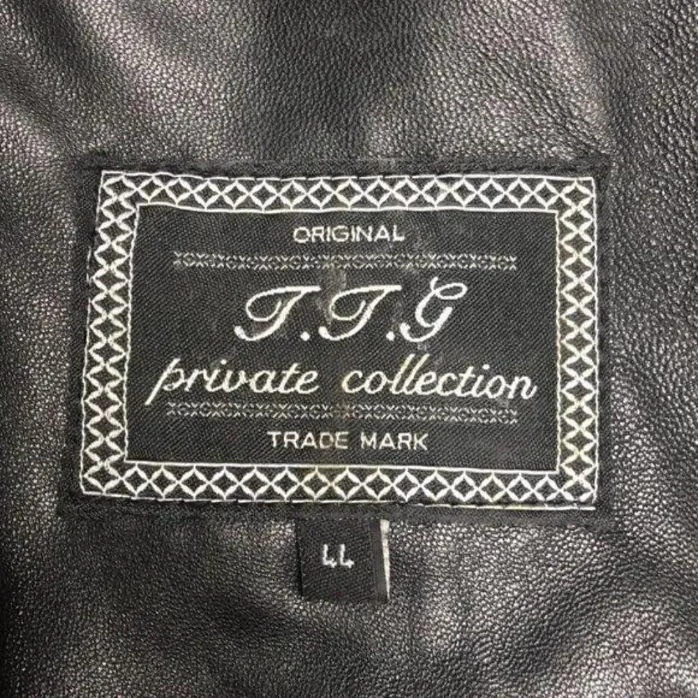 J.J.G Private collection Leather jacket mens size 44